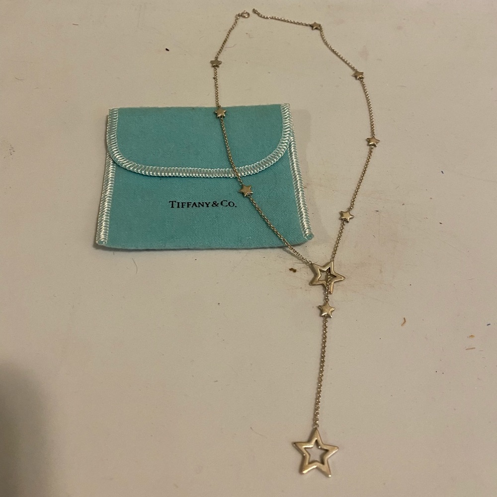 Tiffany & Co Star Necklace 17”